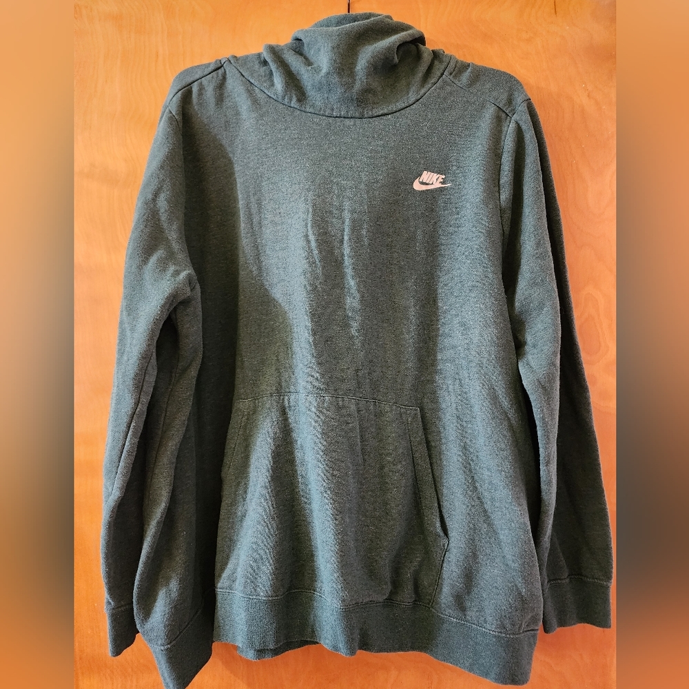 2X Nike Women's Green Hoodie